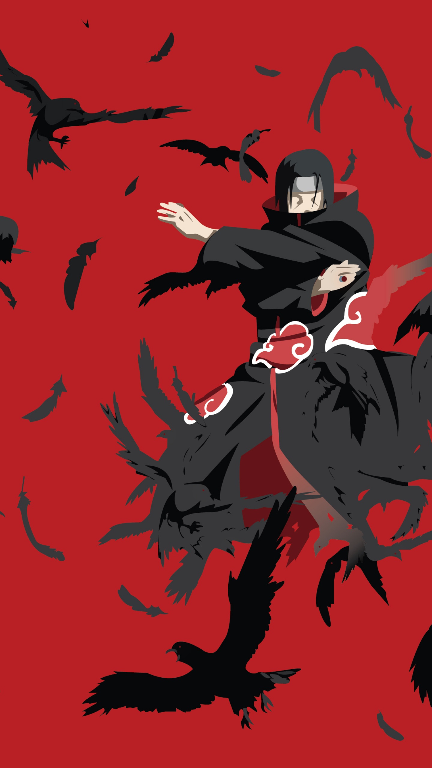 Itachi Uchiha Wallpaper 4k Naruto Red