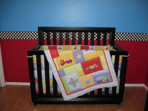 SAVE 1204   Checkered Flag Cars Nascar Wallpaper Border 6 Inch Red