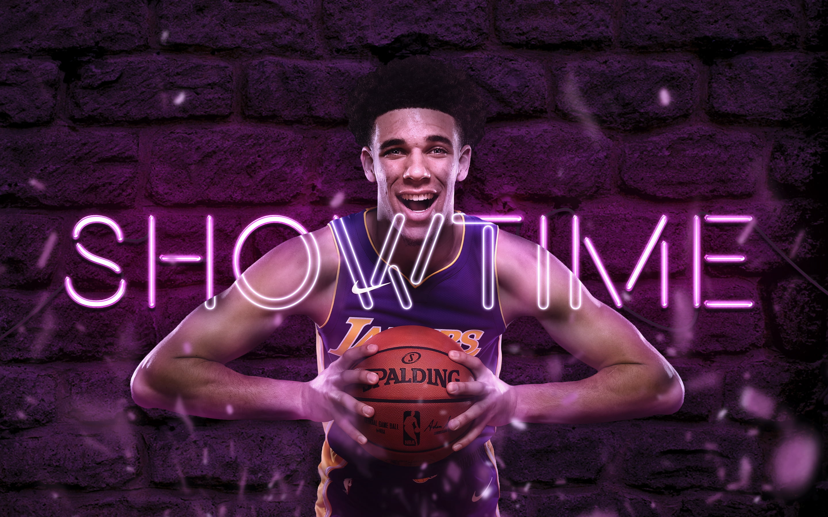 Lonzo Ball Showtime Basketball Nba HD Wallpaper