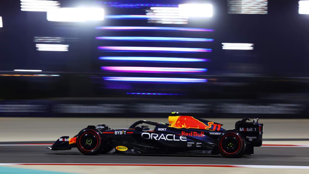 F1 Testing Day And Highlights Sergio Perez Red