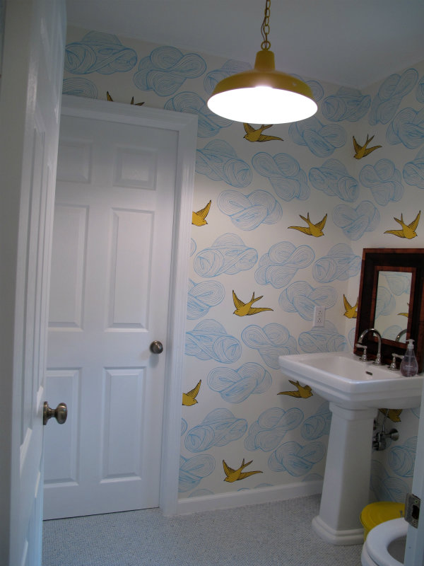 hygge and west bird wallpaper