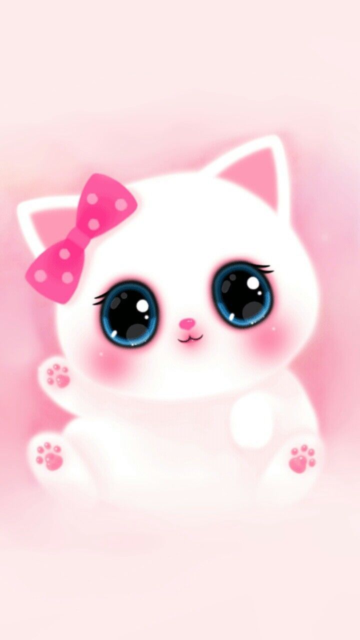 Pink Cute Girly Cat Melody iPhone Wallpaper Aqsa Cartoon