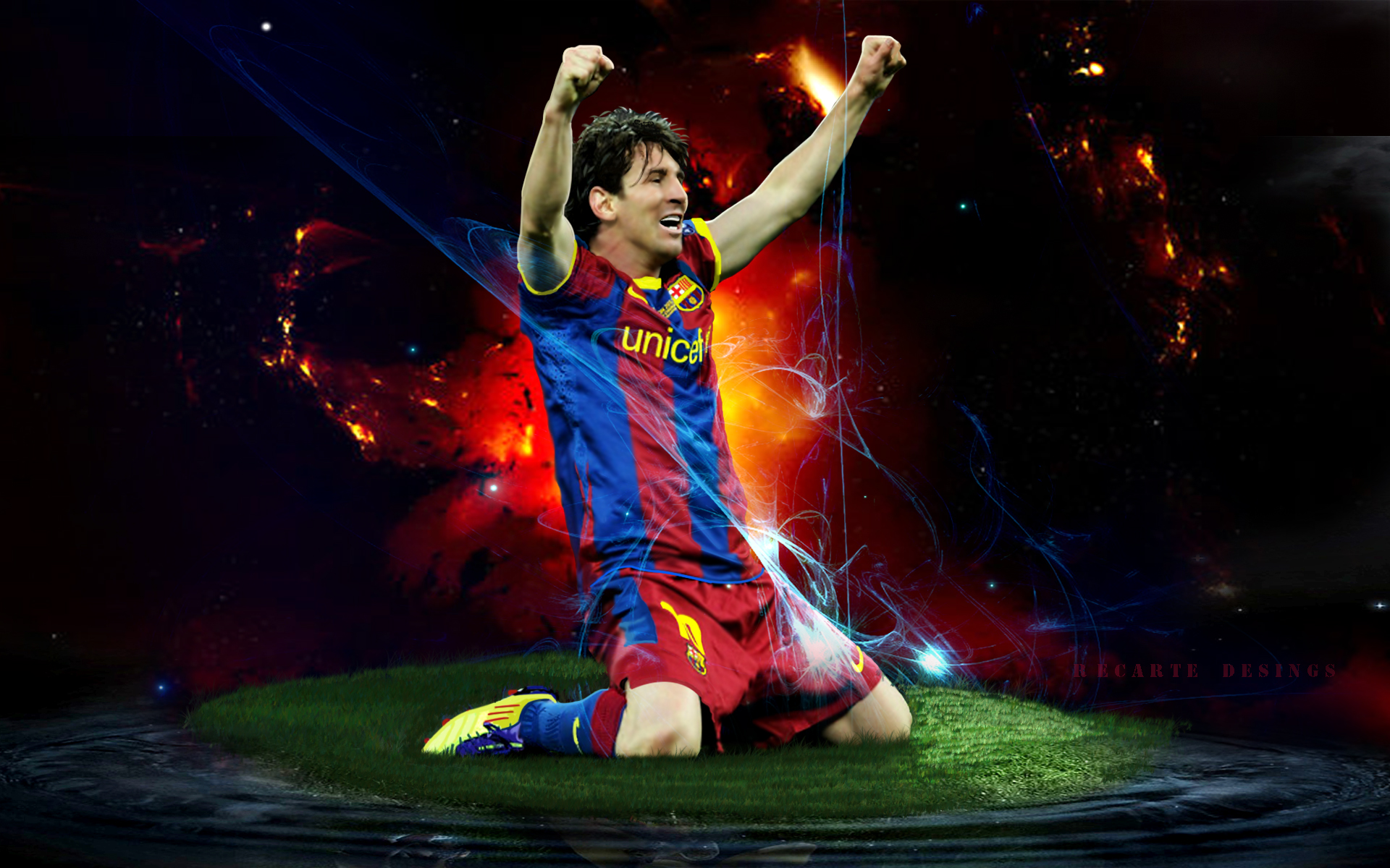 Lionel Messi Celebrate Wallpaper Download 10882 Wallpaper High 1920x1200