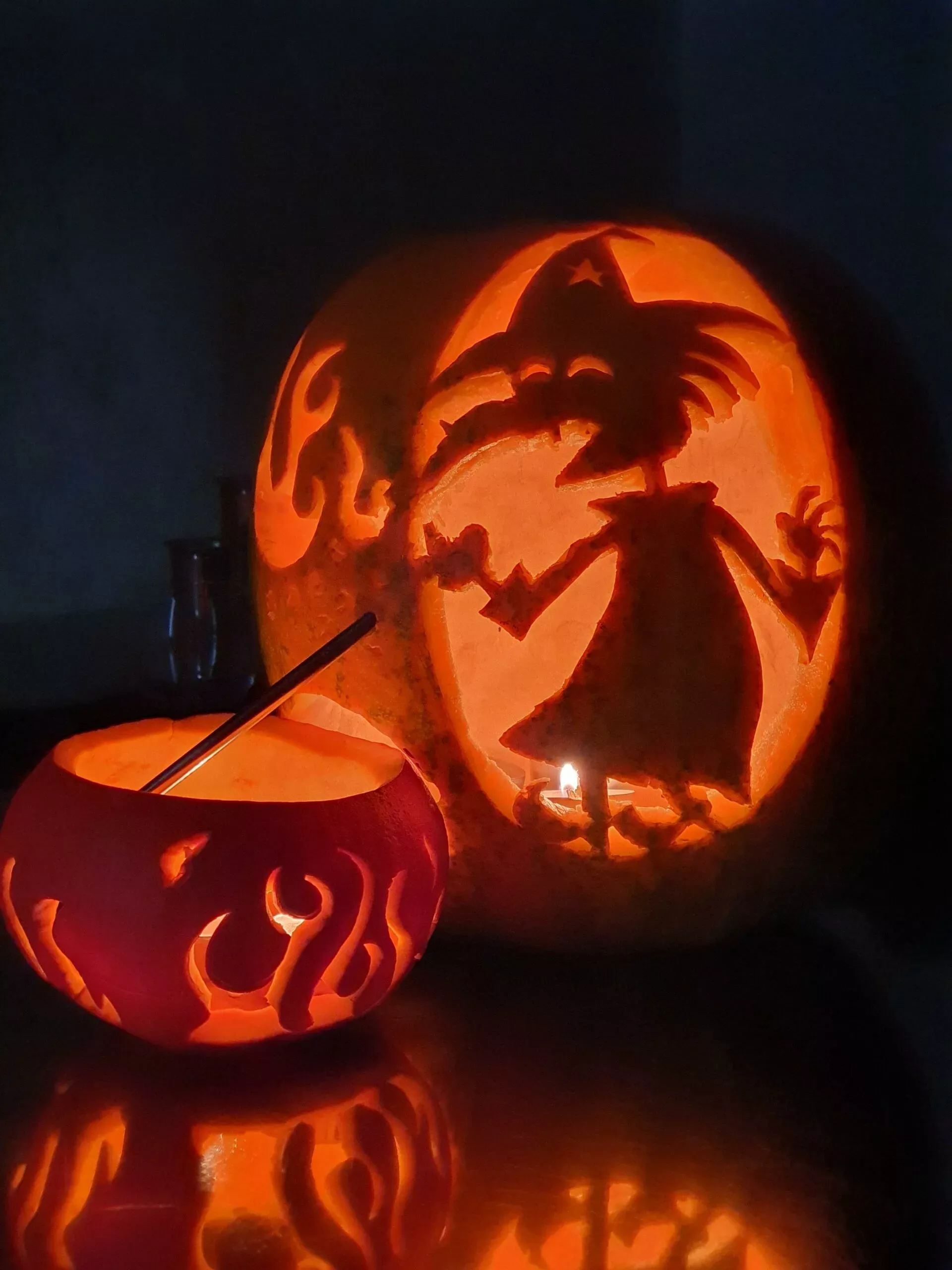 Carved Pumpkins Wallpaper