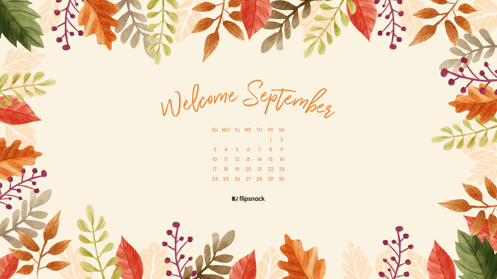 Your September Calendar Wallpaper Is Here Get It