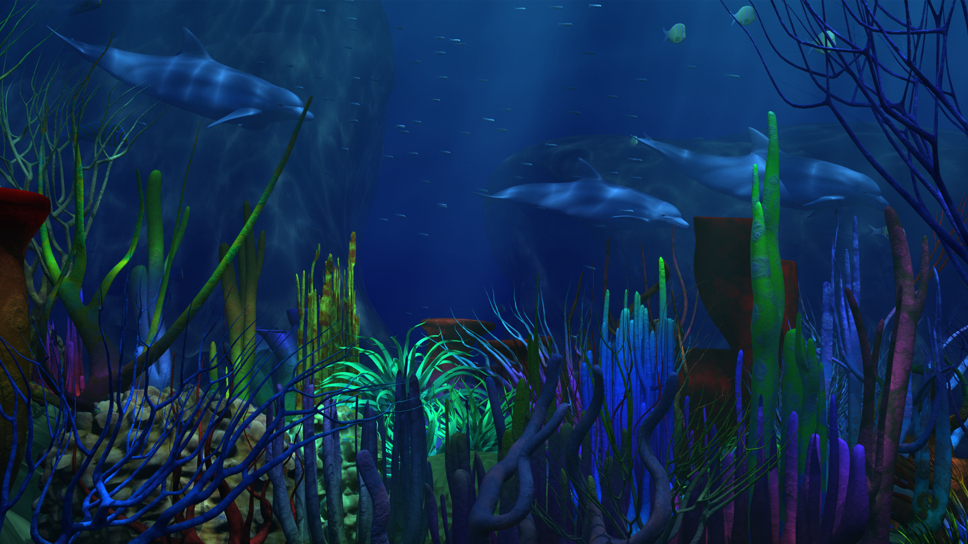 Home Underwater HD Wallpaper
