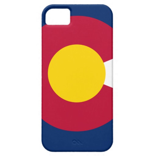 Colorado Flag Logo iPhone Case State