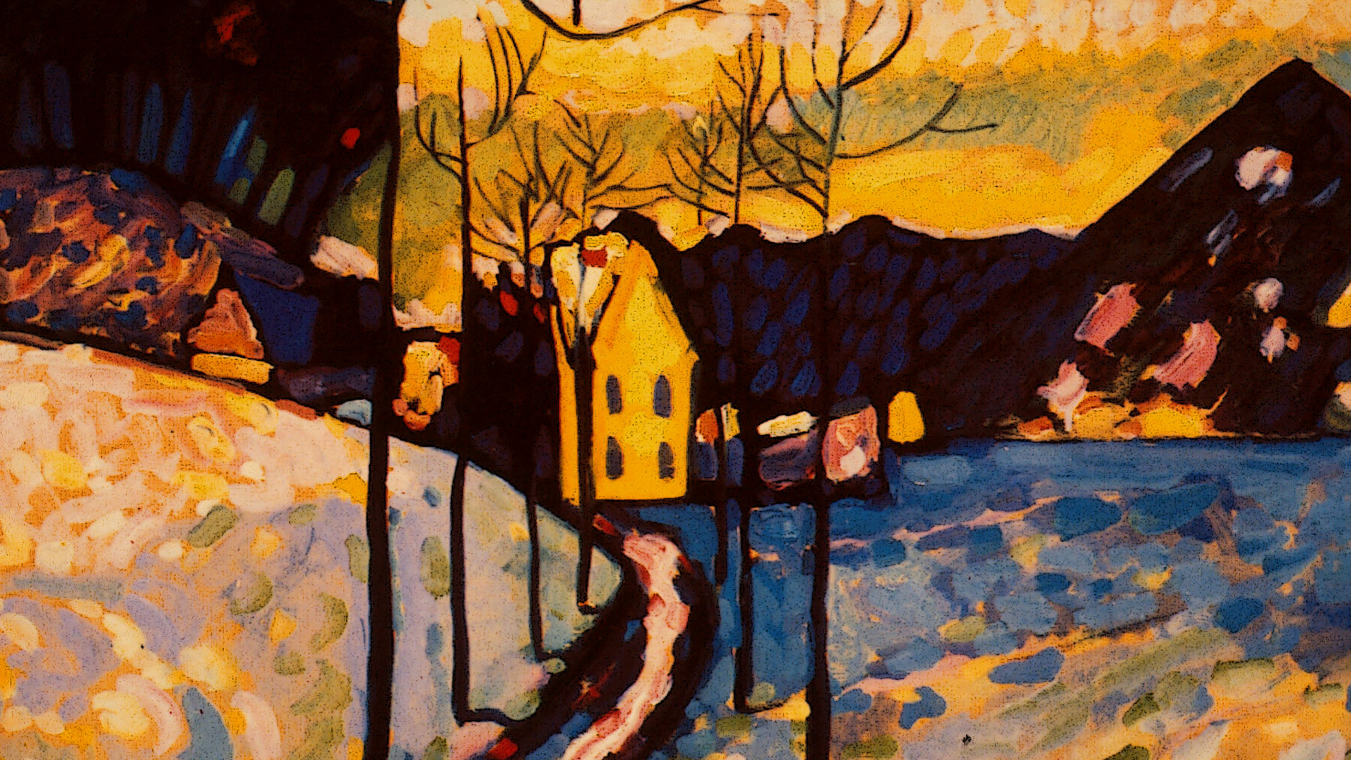 Winter Landscape By Wassily Kandinsky