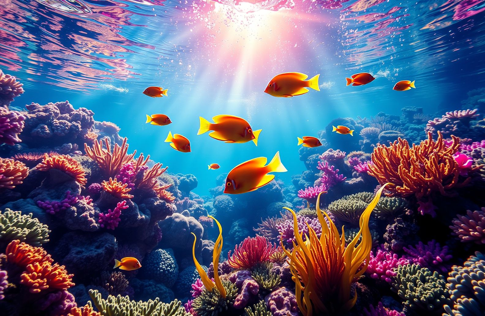 Fish Swimming Live Wallpaper