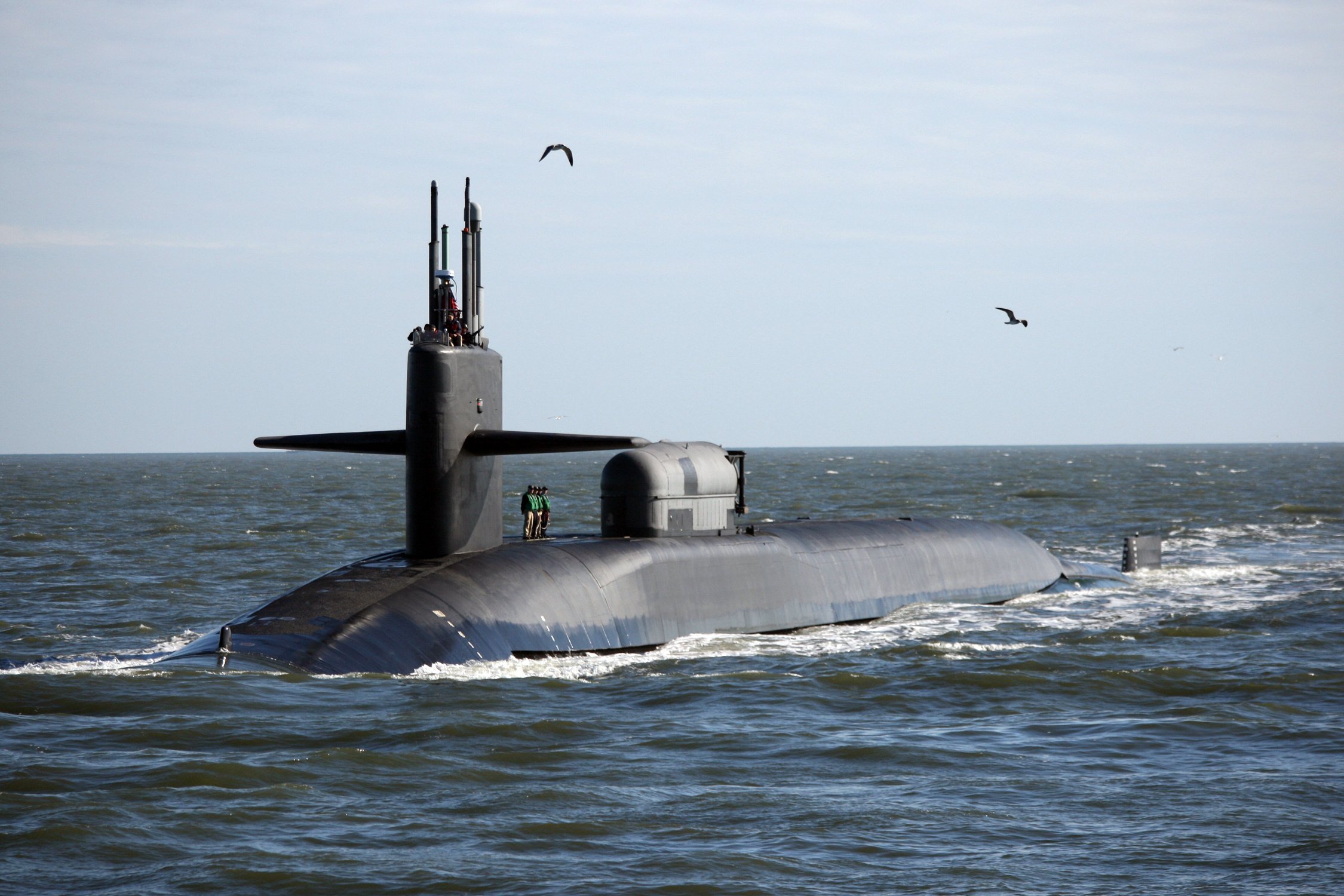 usa uss georgia extension nuclear submarine military navy wallpaper 2250x1500