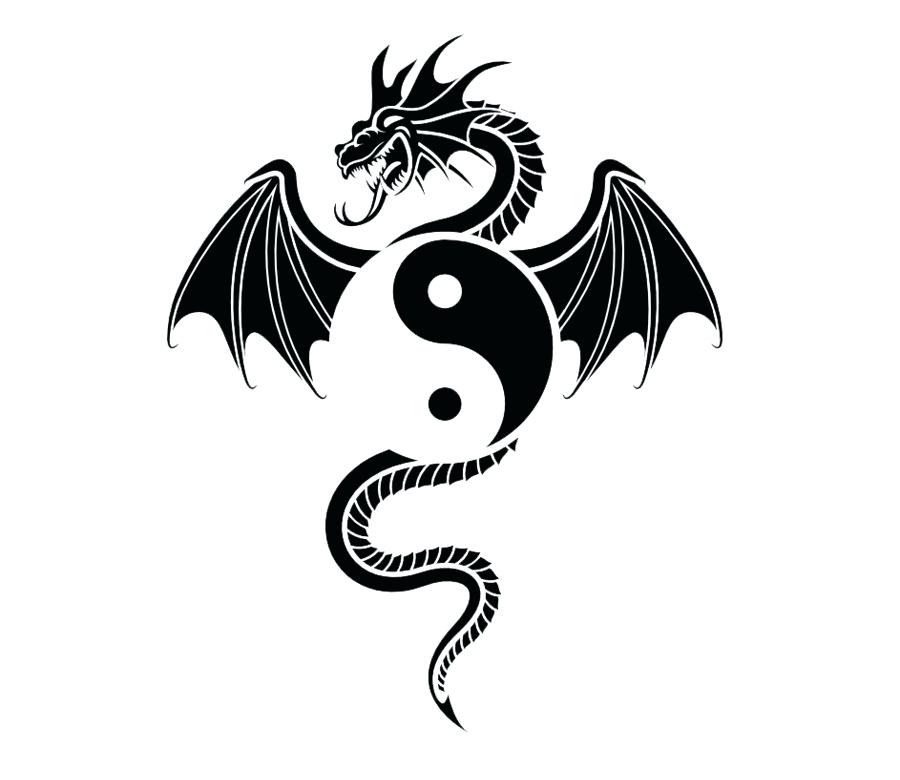 Yin Yang With Dragon Wallpaper Teahub Io