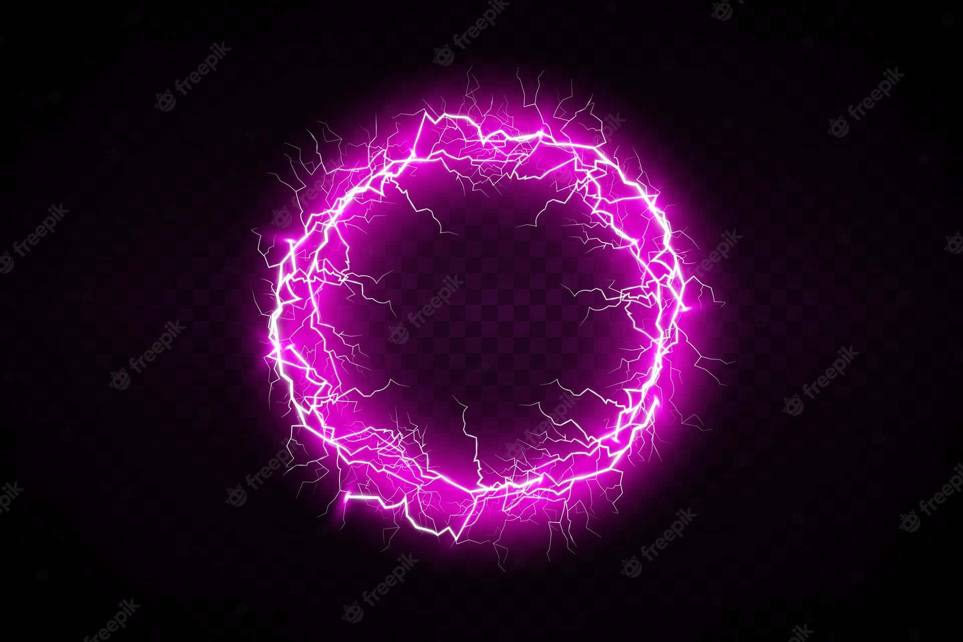 Purple Lightning Wallpaper