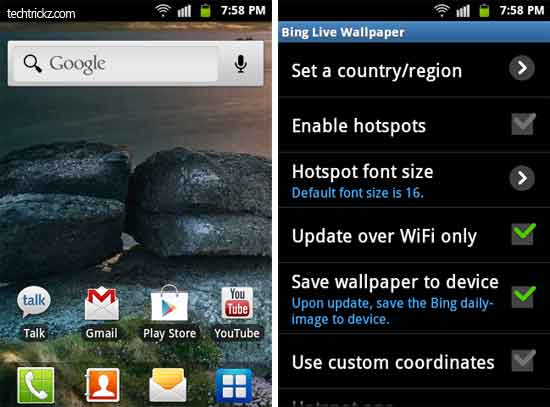 Bing Live Wallpaper Is A Lightweight Android App That Fetches