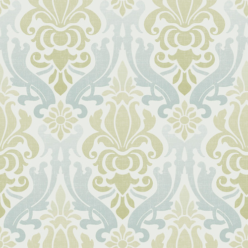 Modern Damask Peel and Stick Wallpaper Taupe Rolls This