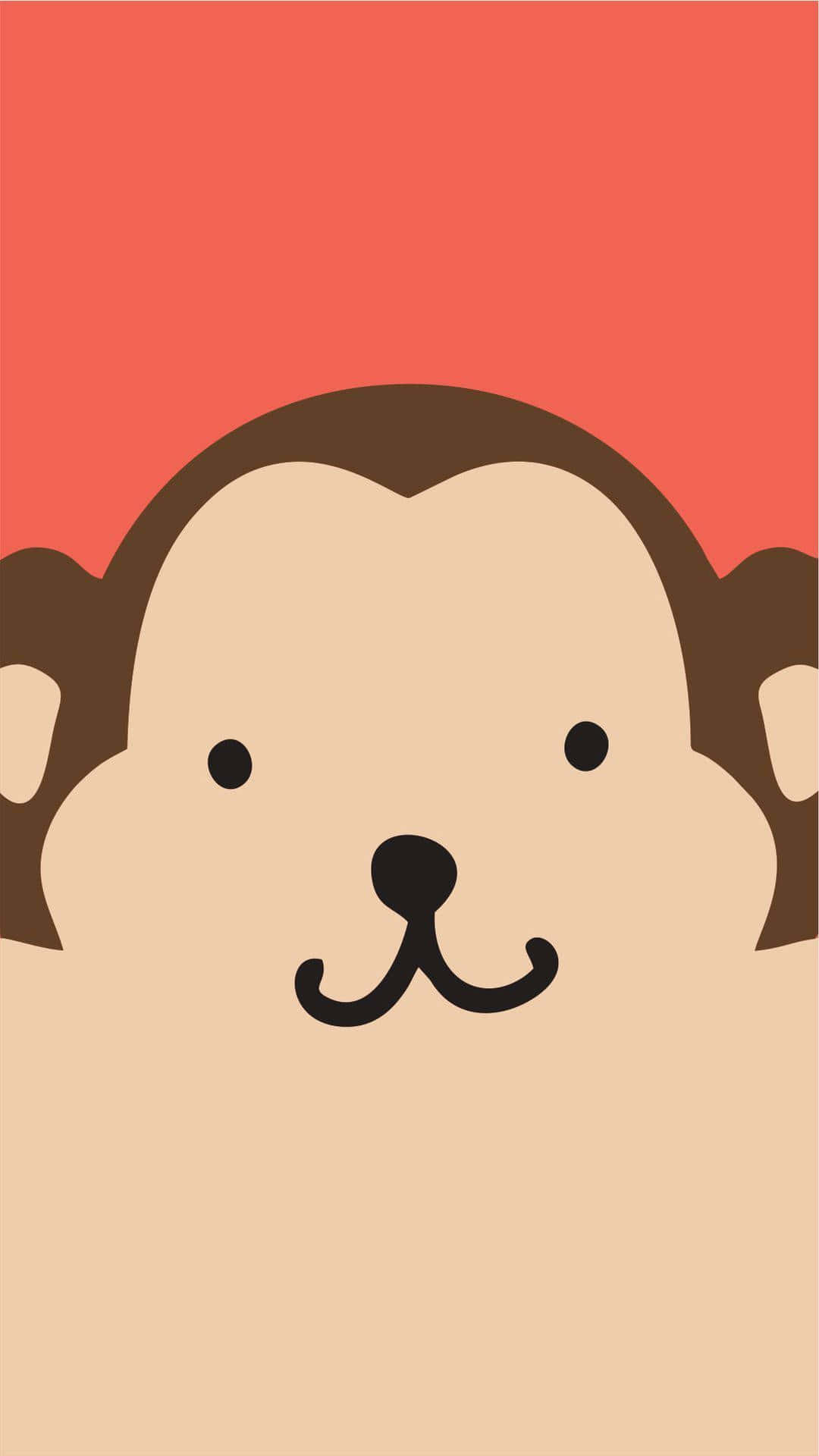 Check Out This Adorable Monkey With An iPhone Wallpaper