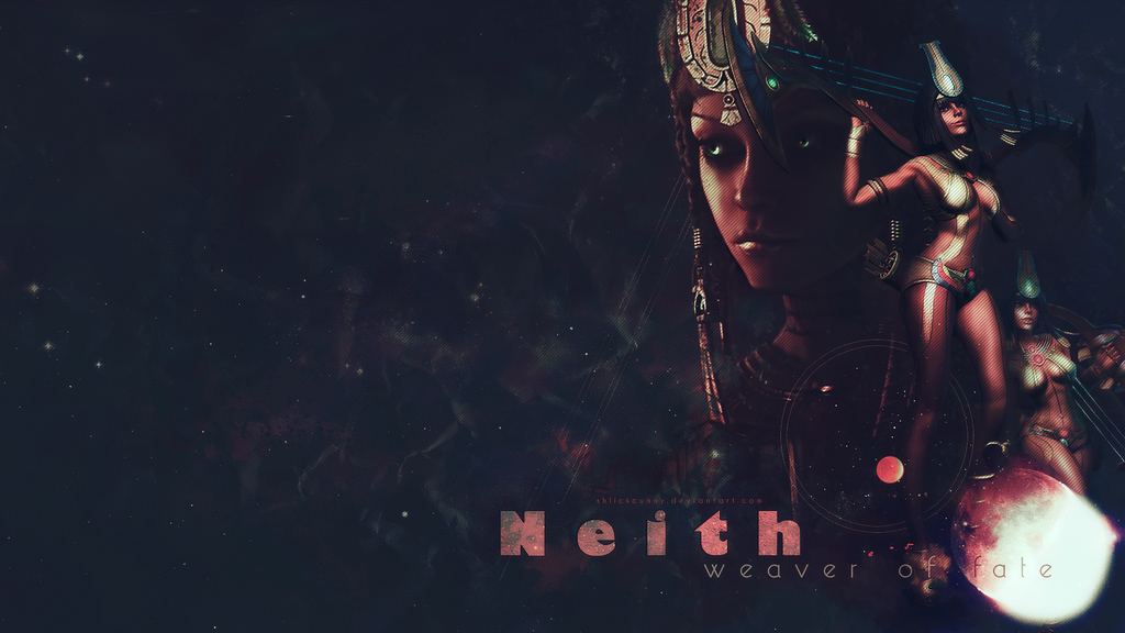 SMITE   Neith Weaver of Fate by Shlickcunny