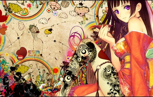 Colorful Anime Girls wallpaper wallpapers   4K Ultra HD Wallpapers 600x380