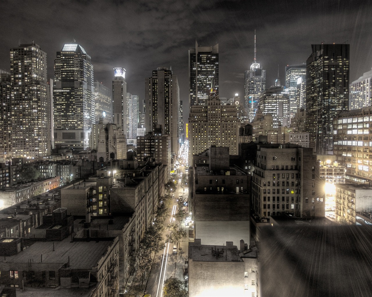 Dark New York City Creative Design Desktop Wallpaper HD Pictures