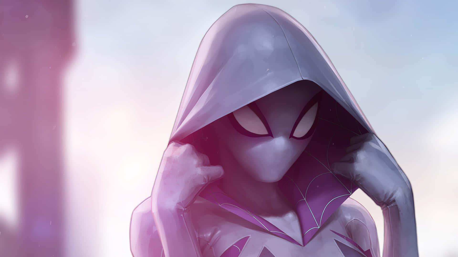 Spider Gwen Takes A Leap Of Faith Wallpaper