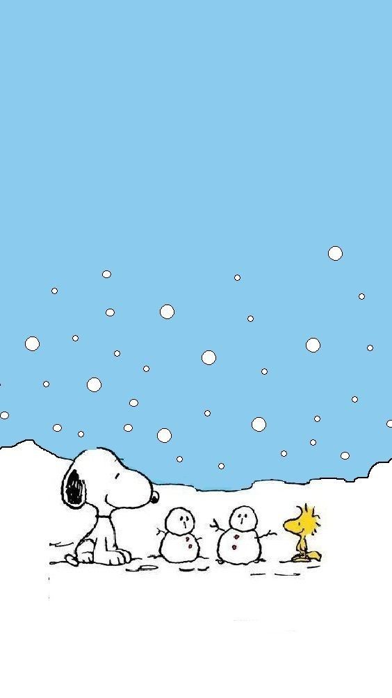 Pin by Alina on izim Cute christmas wallpaper Snoopy 564x1004