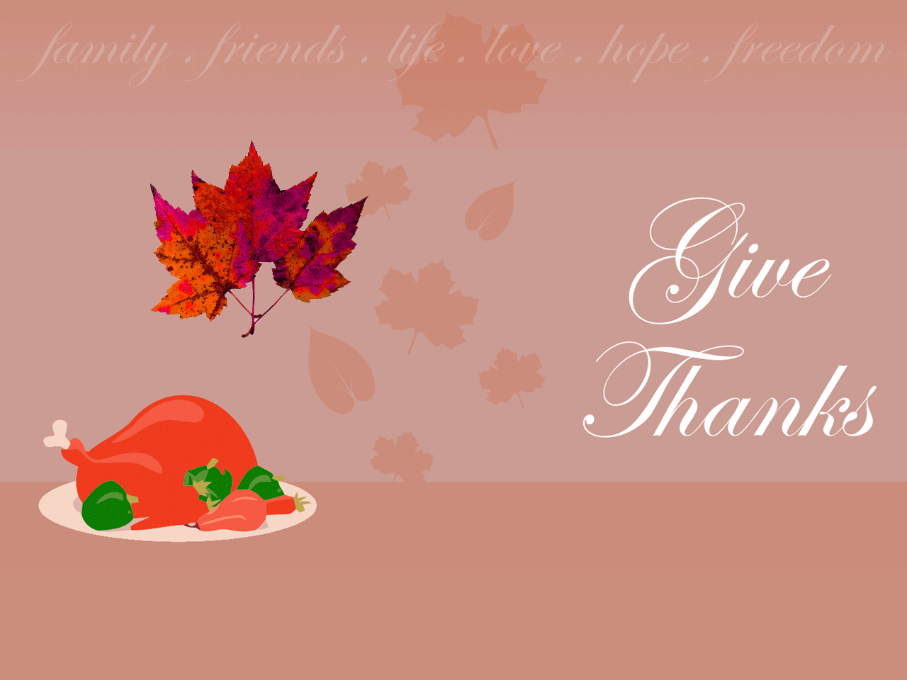 Thanksgiving Wallpaper Animated Background