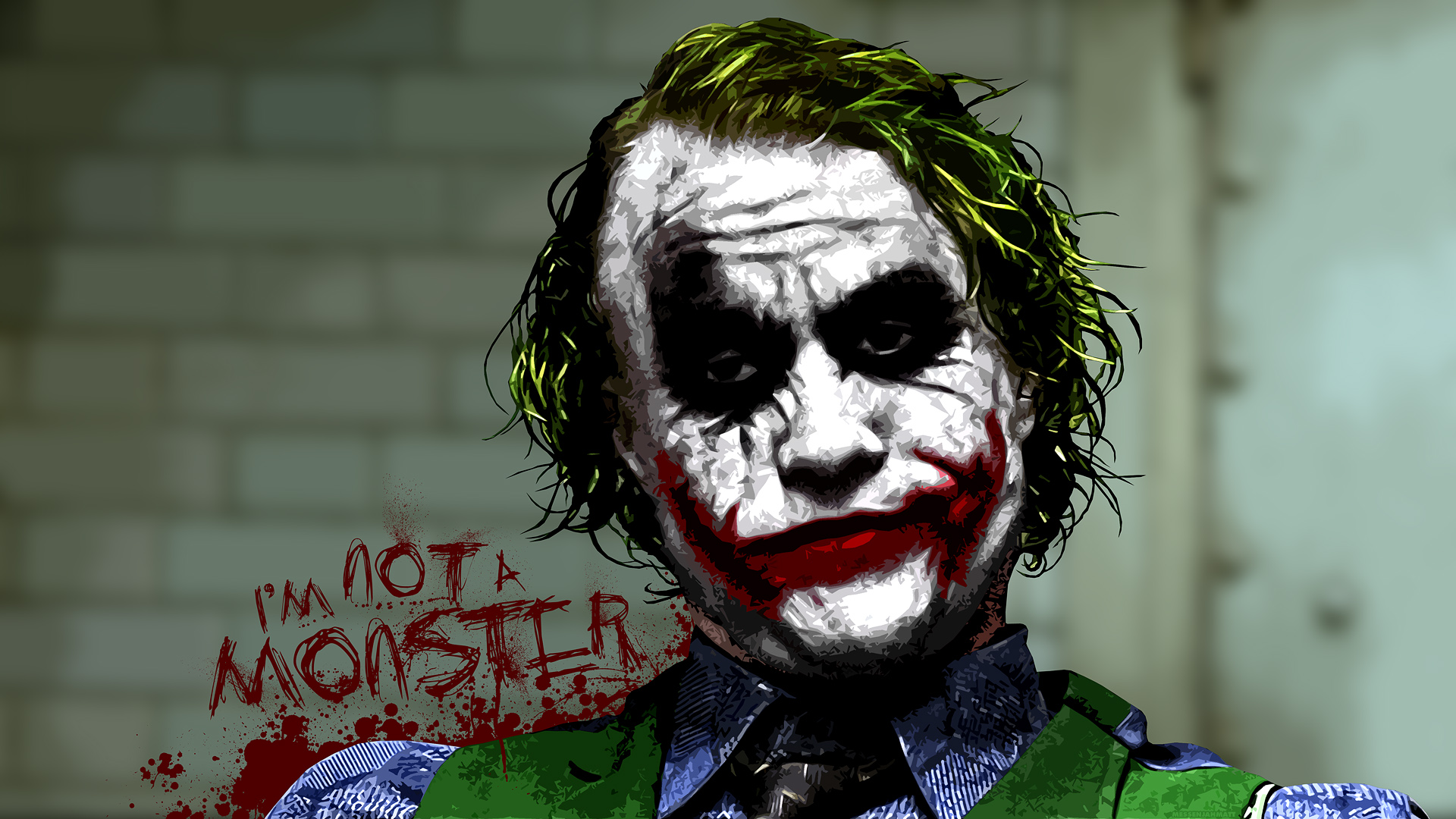 Joker I Am Not A Monster Vector Hd Wallpaper Wallpaper List