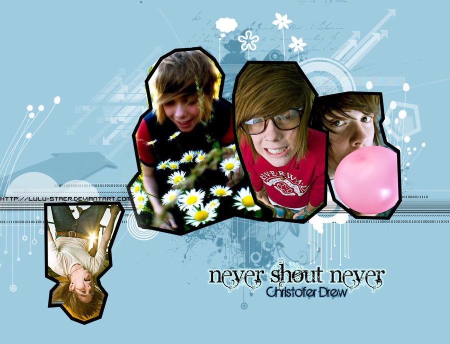 Never Shout Never Wallpaper by Lulu staer on