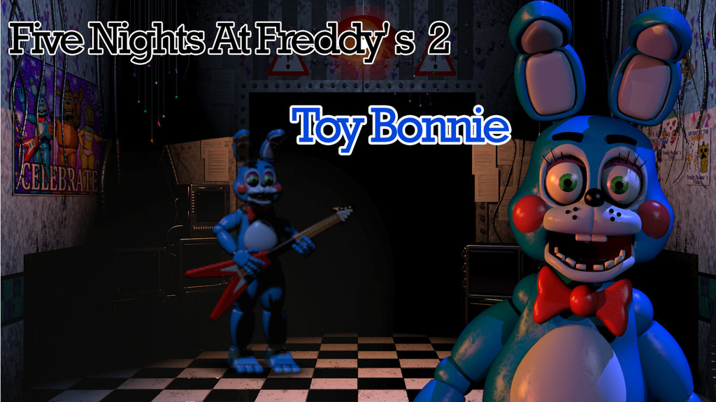 Five Nights At Freddy S Toy Bonnie Wallpaper By Angeldevil2013 On