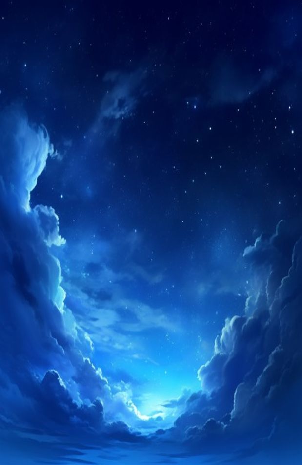 Blue Night Sky Wallpaper