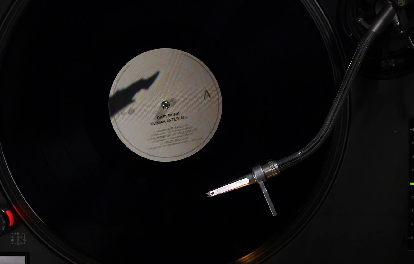 Wallpaper Vinyl Record Music Daft Punk Human After All