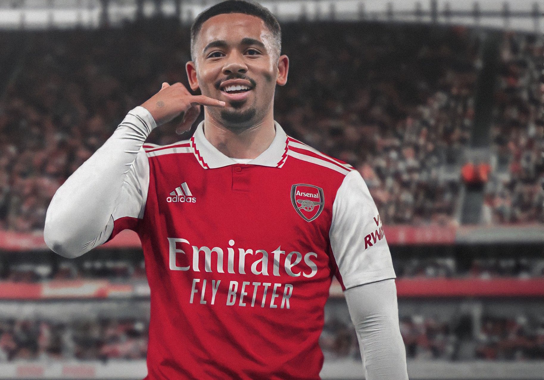Arsenal Fans Get First Look Pictures Of Gabriel Jesus Being A
