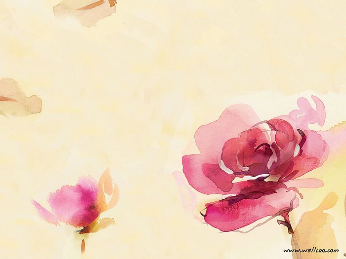 Floral Pattern Design And Graphics Watercolor Rose A Few