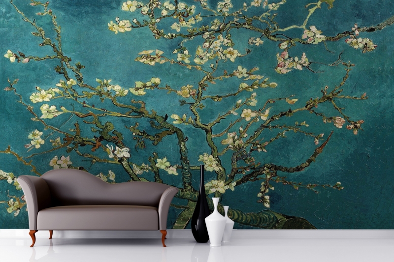 Mural Almond Branches By Van Gogh Wallpaper Murals For Walls