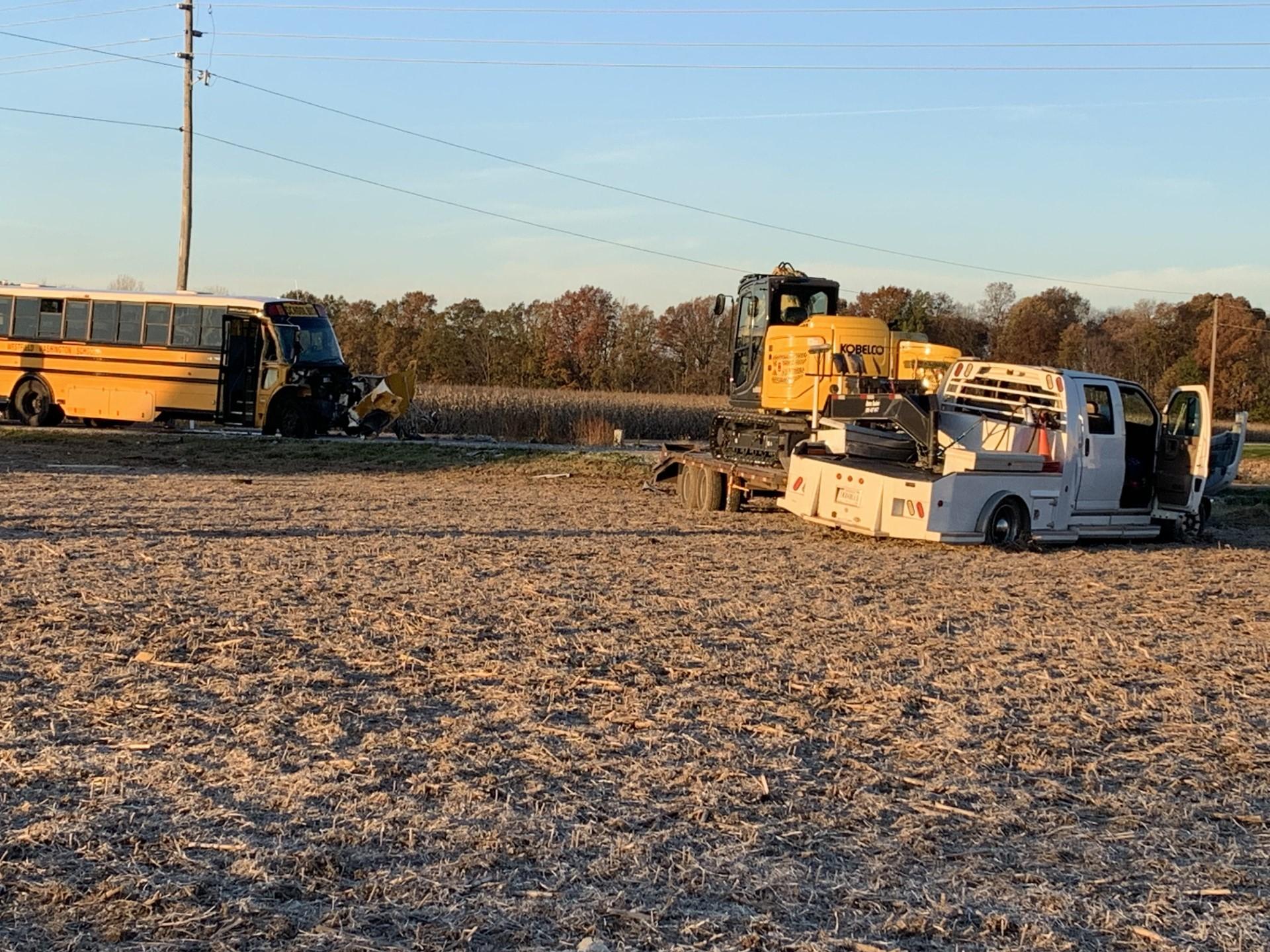 Angela Ganote On X New Westfield School Bus Involved In A Crash