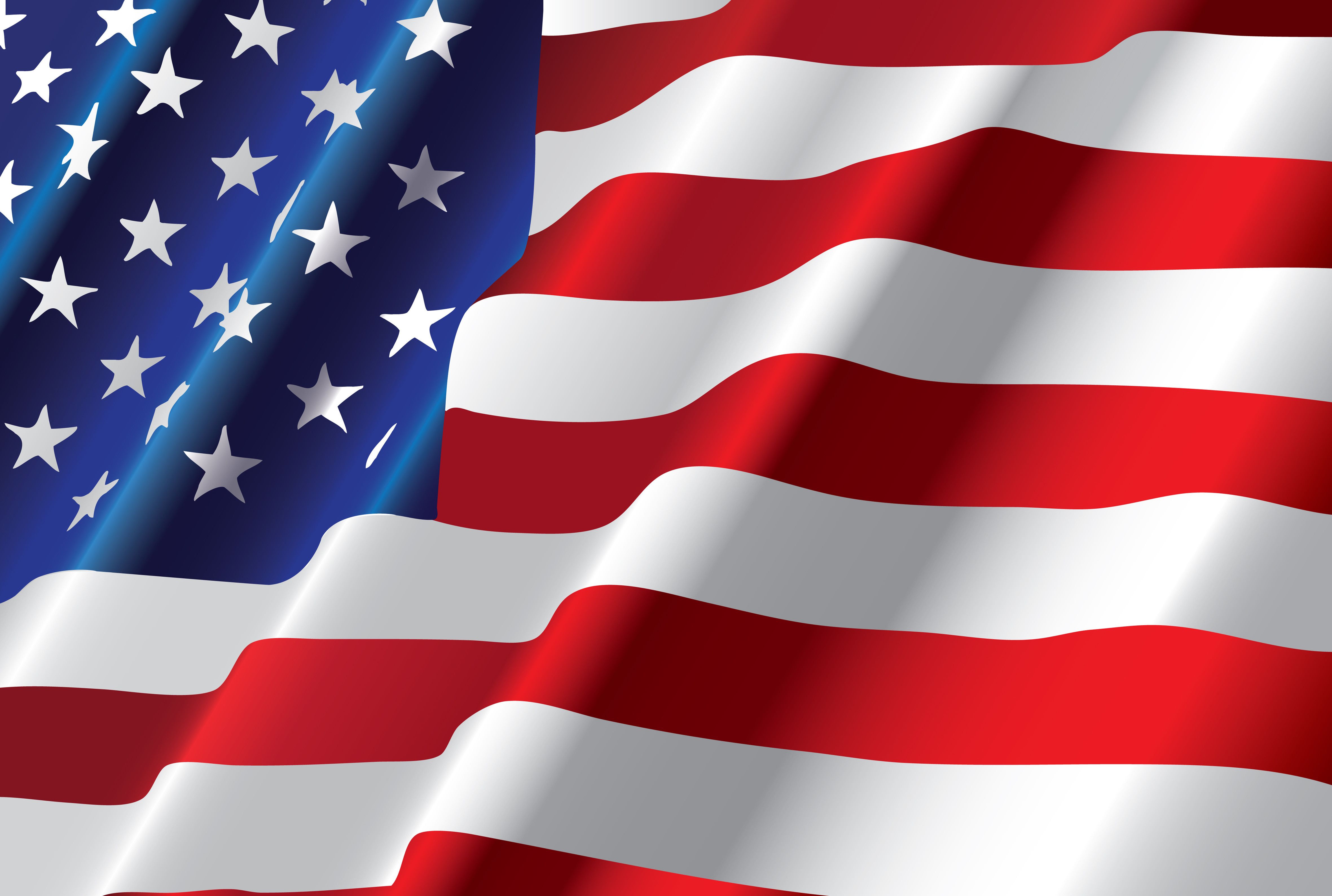 American Flag HD Wallpaper Top