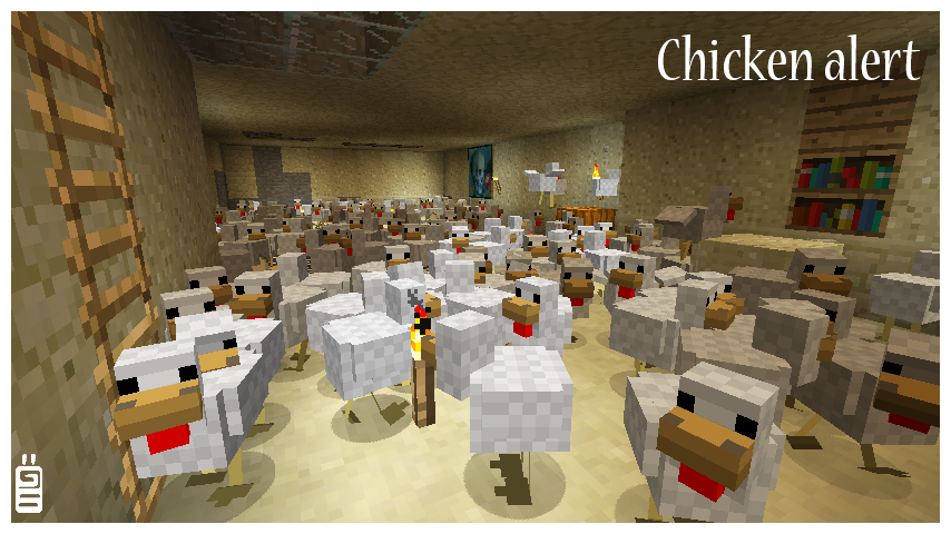 Minecraft Chicken Wallpaper Madness By