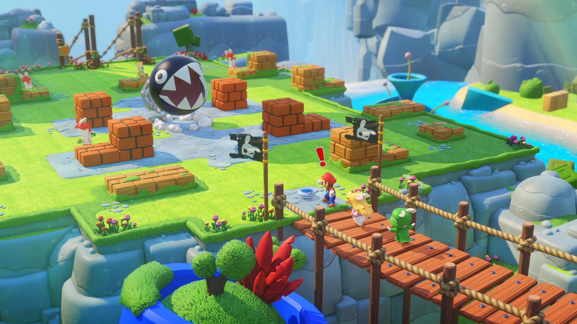 Mario Rabbids Kingdom Battle Gameplay Revealed At Nintendo E3