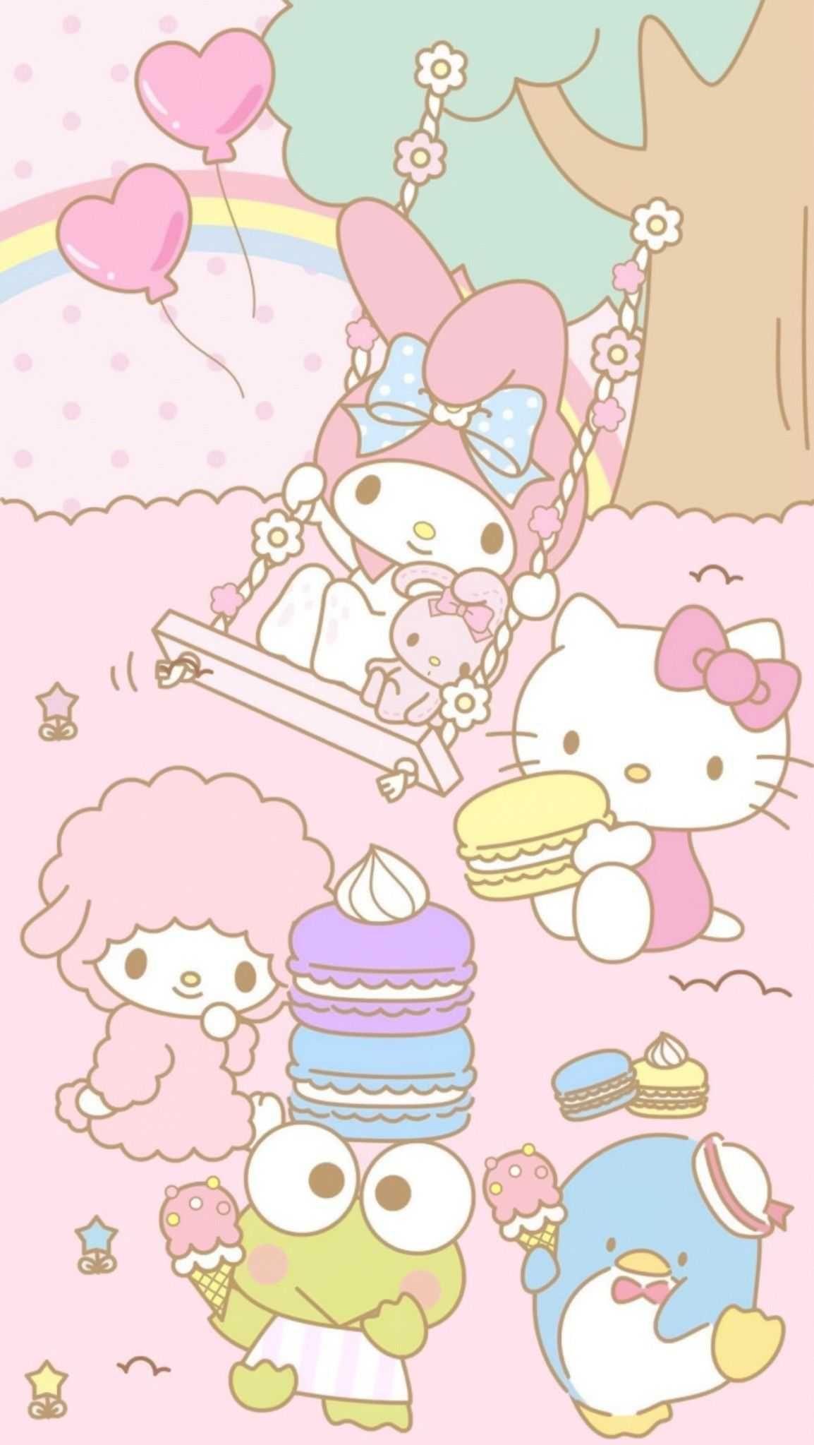 Sanrio Wallpaper Walpaper Hello Kitty Background