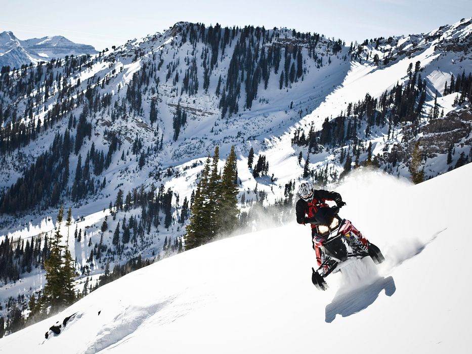 Polaris Pro Rmk Snowmobile Winter Sled Snow Ge Wallpaper