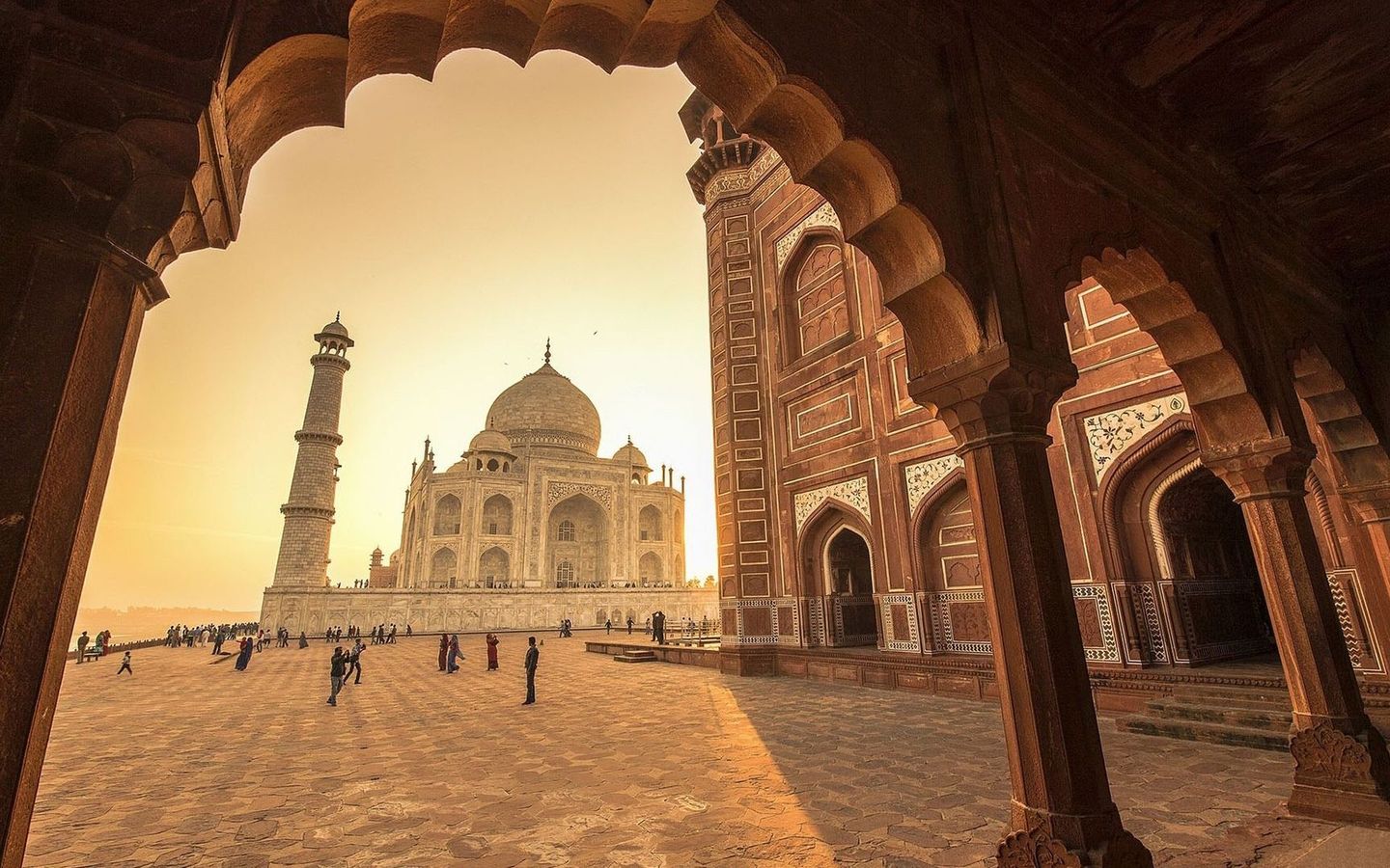 Taj Mahal HD Background Picture Image