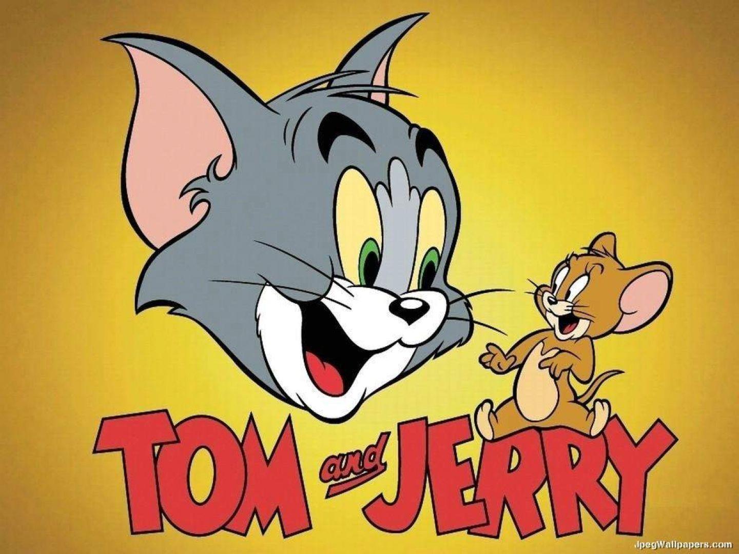 Tom And Jerry Background Image HD All White