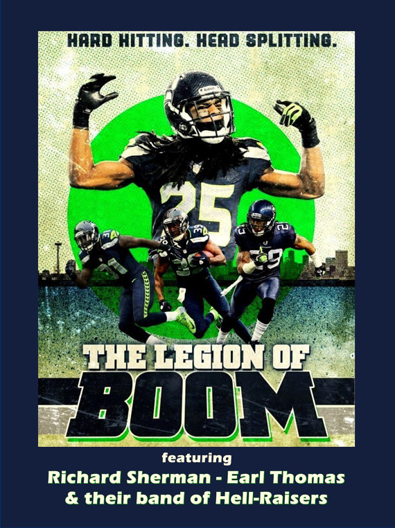 Legion Of Boom Seahawks Poster Seattle