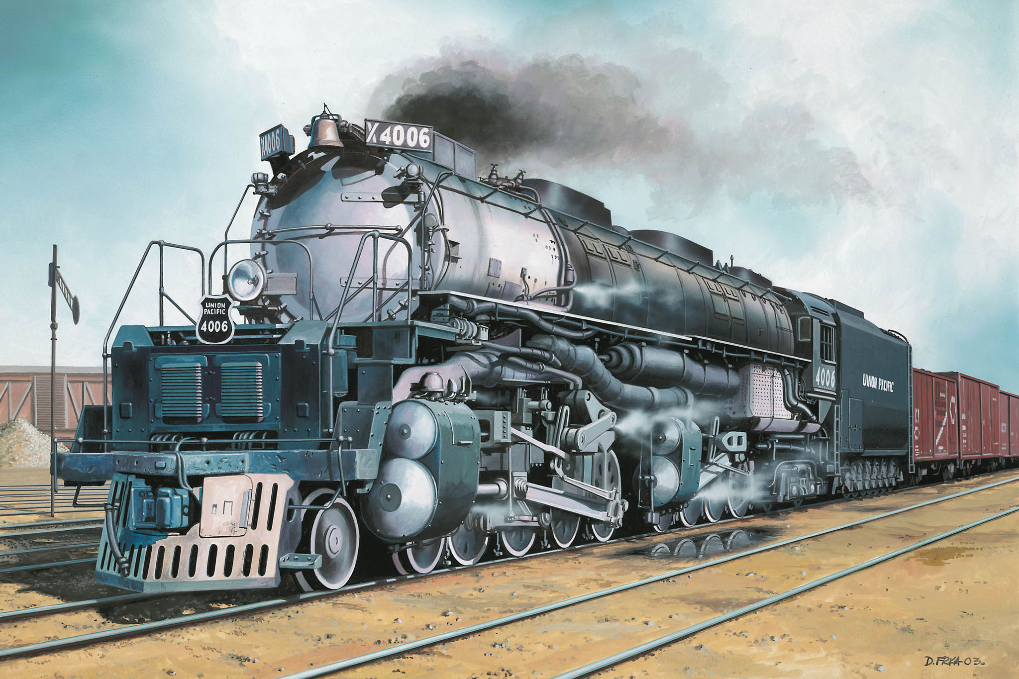 Big Boy Locomotive Wallpaper - WallpaperSafari