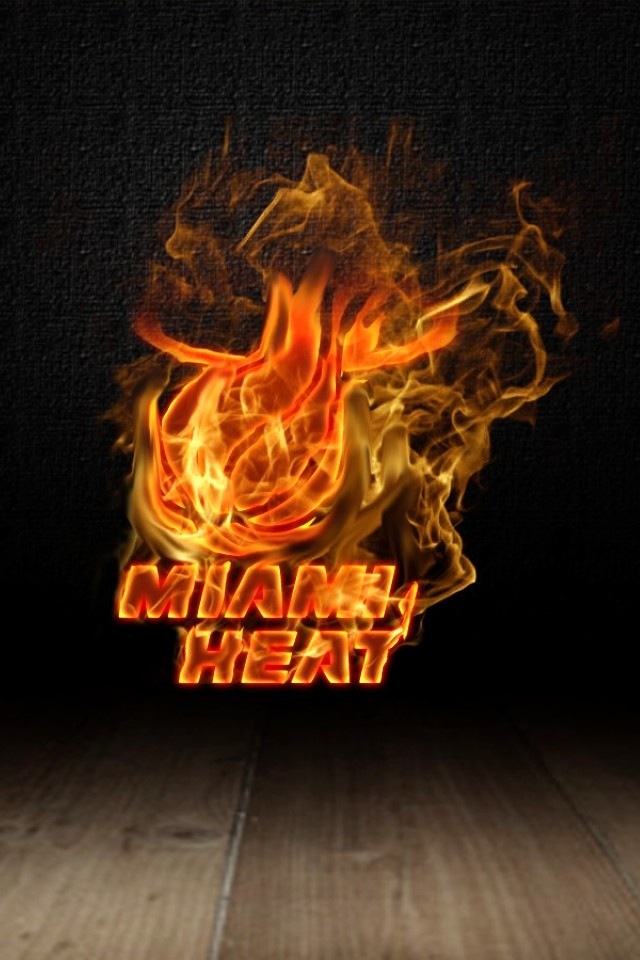 Miami Heat Logo iPhone Wallpaper Background And Themes