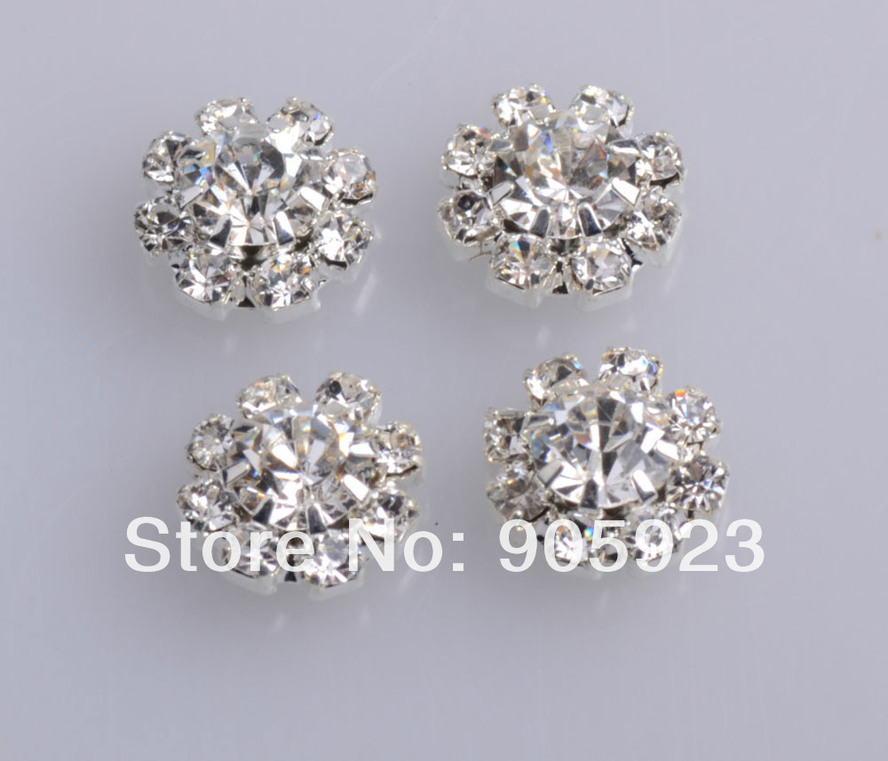 Shipping Flatback Crystal Rhinestone Embellishment Used On Flower