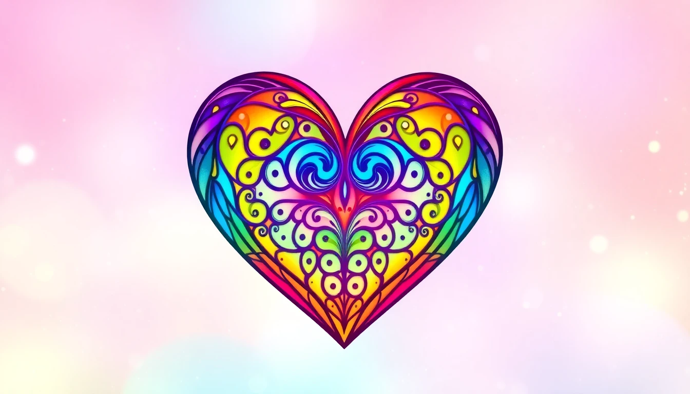 Rainbow Heart Wallpaper