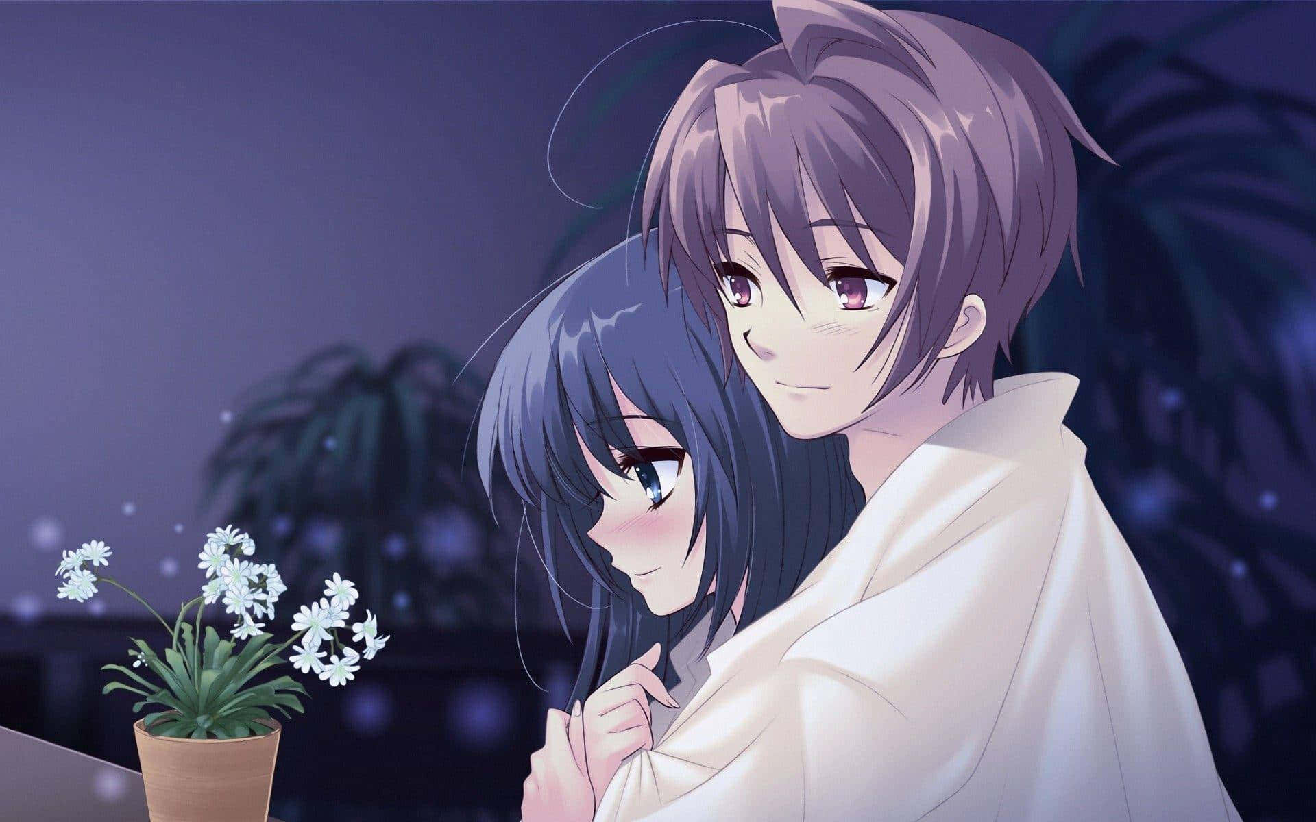 Aesthetic Couple Anime Wallpaper
