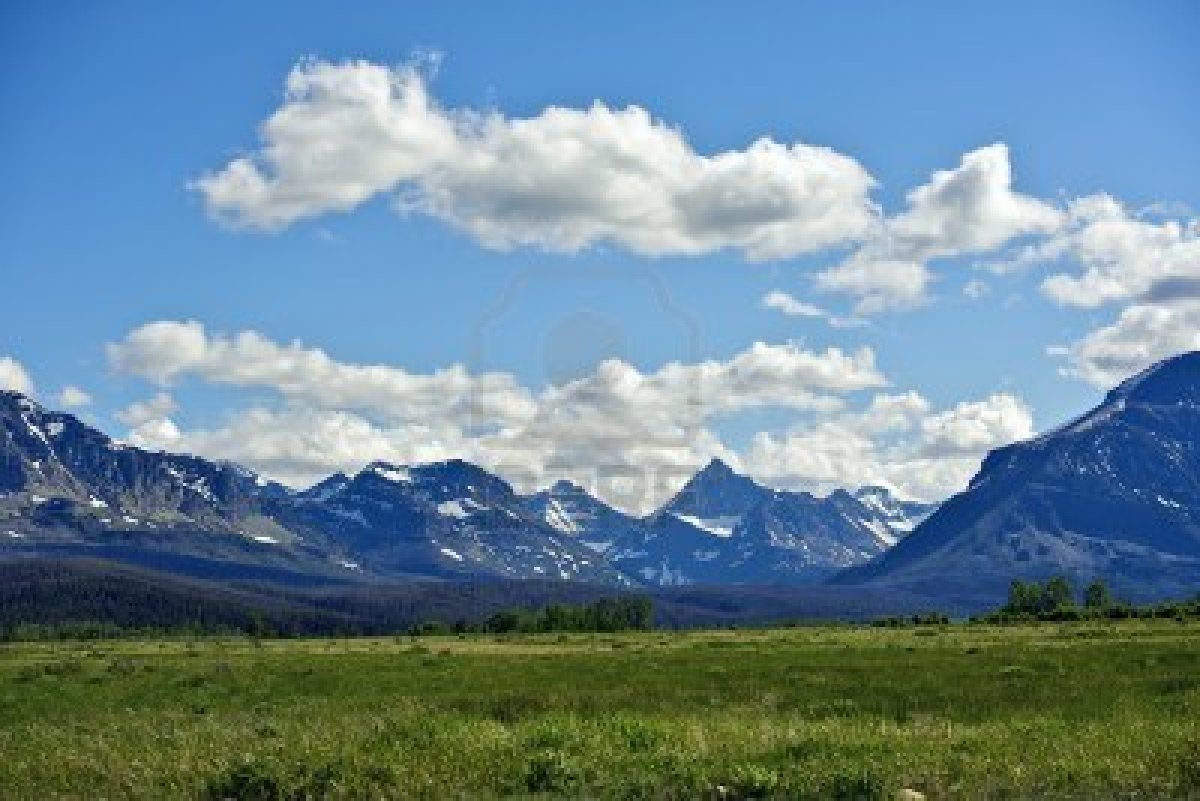Montana S Rocky Mountains Range Landscape