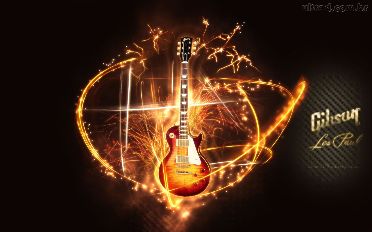 Papel De Parede Gibson Les Paul