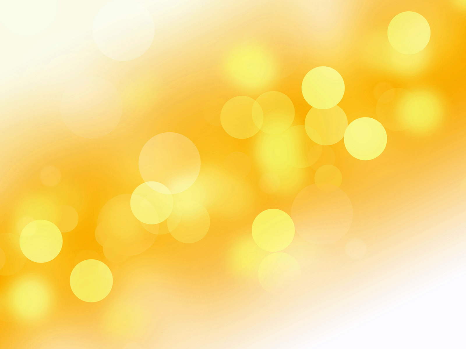 Bubbles Yellow Abstraction Ppt For Powerpoint Templates Background
